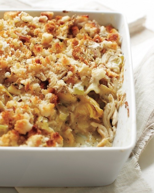 Chicken-and-artichoke lasagna