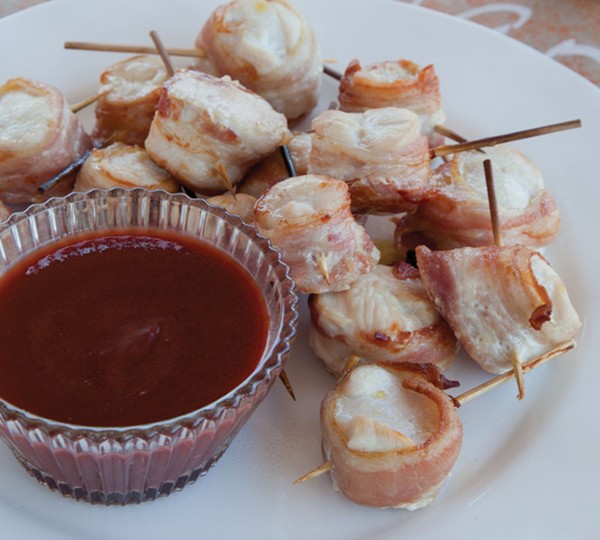 Chicken and bacon nuggets