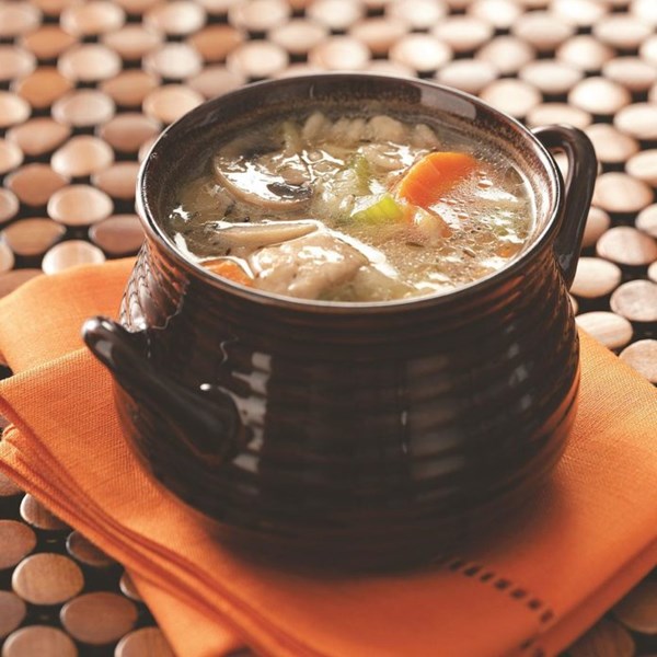 Chicken and barley soup