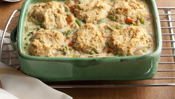 Chicken and biscuit potpie