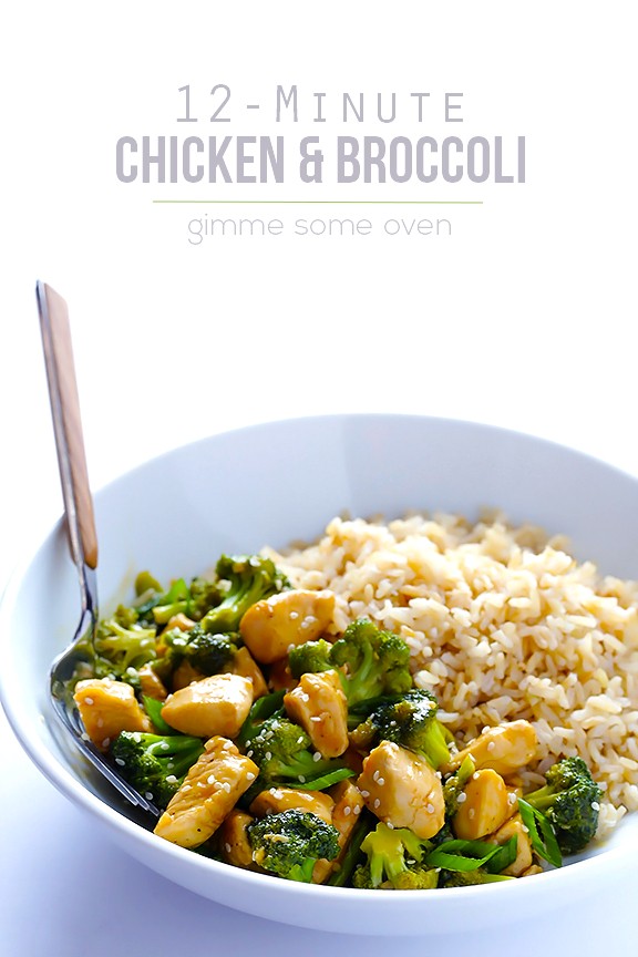 Chicken and broccoli