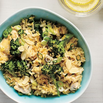Chicken and broccoli rice bowl