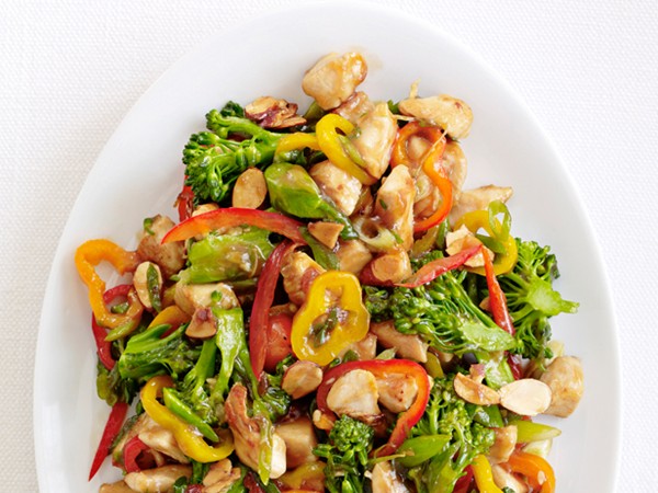 Chicken and broccolini stir-fry