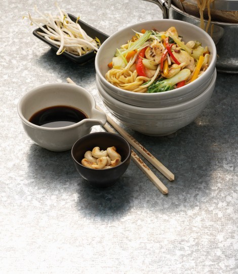 Chicken and cashew nut stir-fry