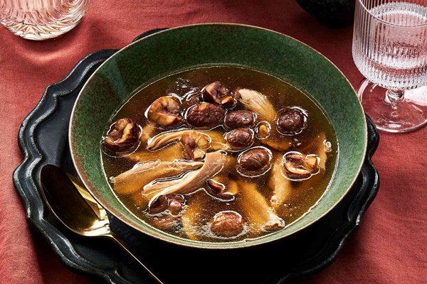 Chicken and chestnut soup