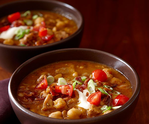 Chicken and chickpea chili