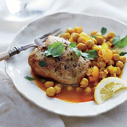 Chicken and chickpea tagine