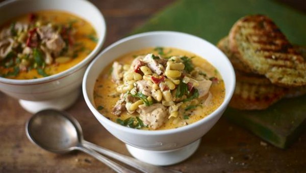 Chicken and chorizo broth