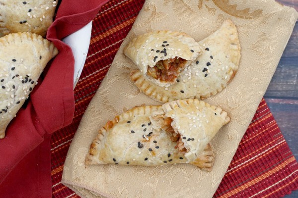 Chicken and farro whole grain empanadas