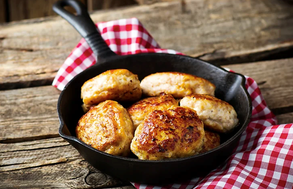 Chicken and feta patties / rissoles