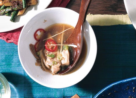 Chicken and ginger soup