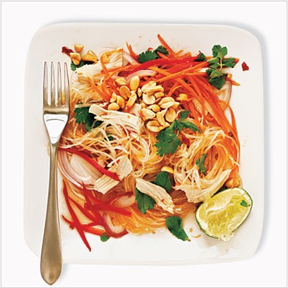 Chicken and glass noodle salad