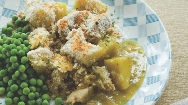 Chicken and kumara gratin