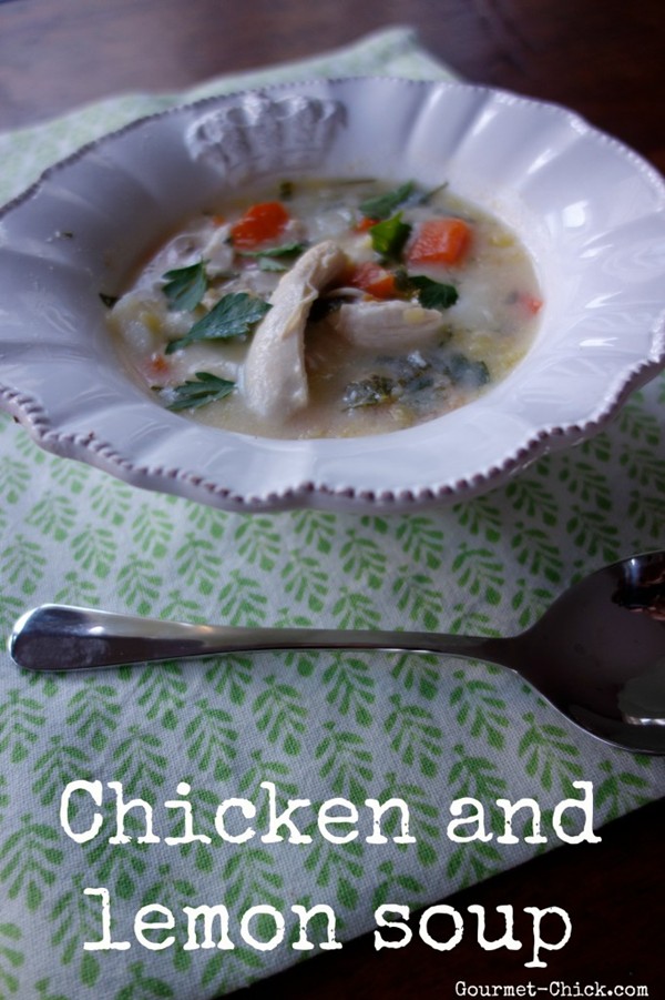 Chicken and lemon soup