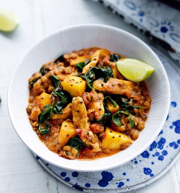 Chicken and mango curry