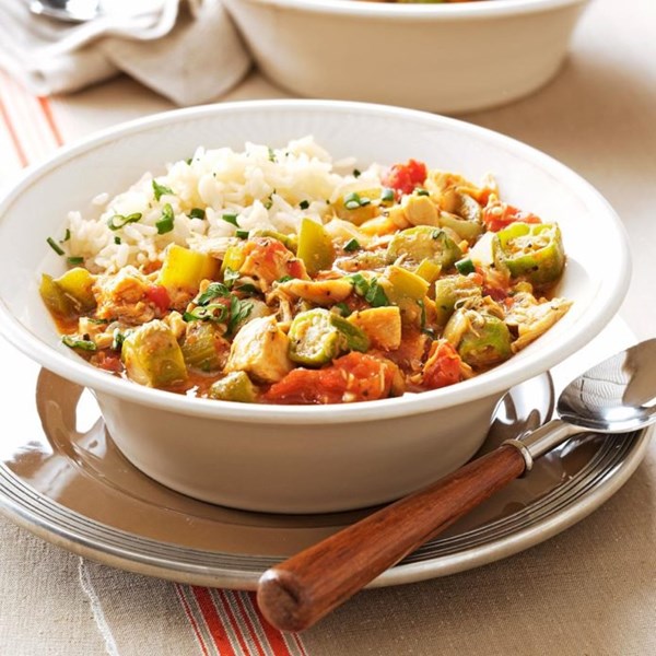 Chicken and okra gumbo