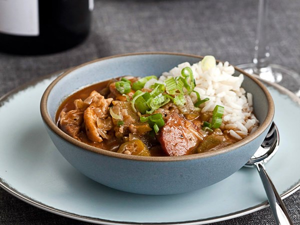 Chicken-and-okra gumbo