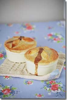 Chicken and porcini pot pies