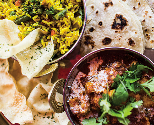 Chicken and prawn curry