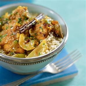 Chicken and preserved lemon tagine