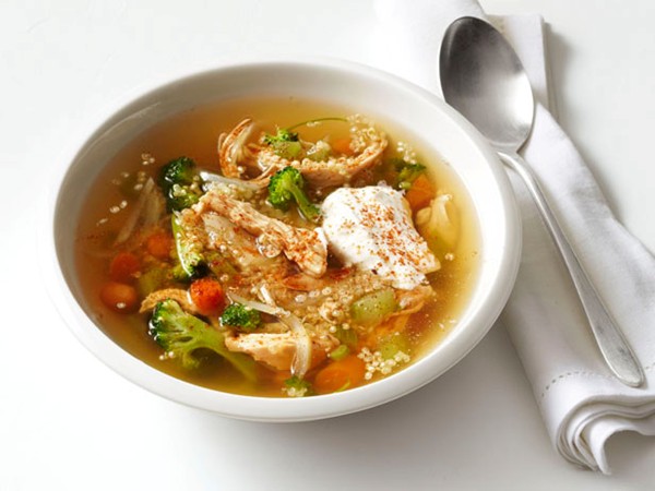 Chicken and quinoa soup