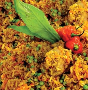 Chicken and rice (Arroz con pollo)