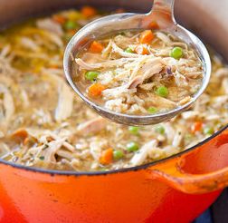 Chicken and rice soup