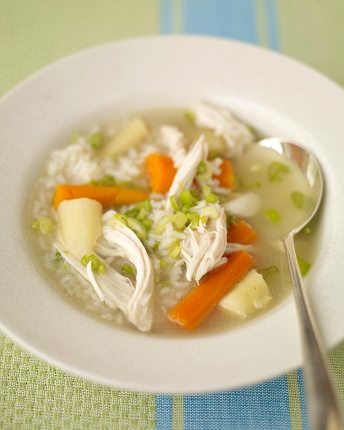 Chicken and rice soup