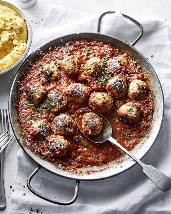 Chicken and ricotta polpette 