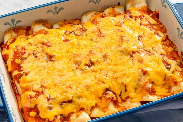 Chicken and spinach tortilla bake [Vicki Shumaker]