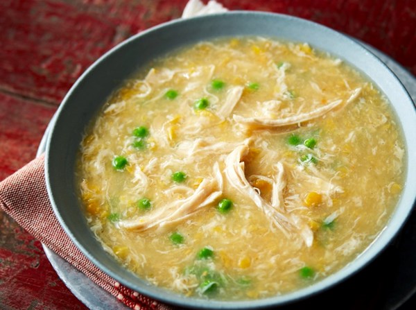 Chicken and sweetcorn soup