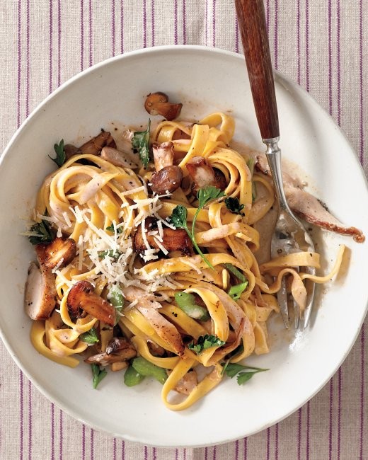 Chicken and tagliatelle