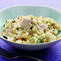 Chicken and thyme risotto 
