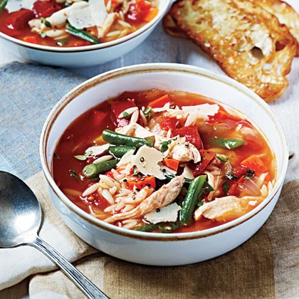 Chicken and vegetable soup