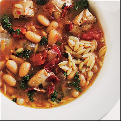 Chicken and white bean soup