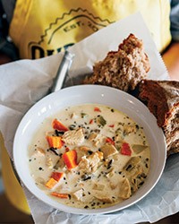Chicken and wild rice soup