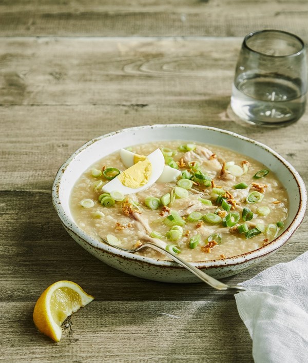 Chicken arroz caldo