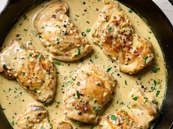 Chicken au poivre 