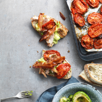 Chicken, bacon and avocado sandwiches