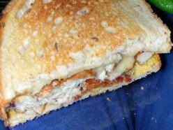 Chicken-bacon grilled cheese
