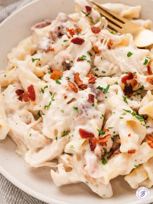 Chicken bacon ranch pasta
