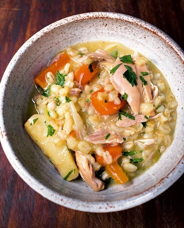 Chicken barley