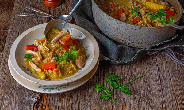 Chicken barley