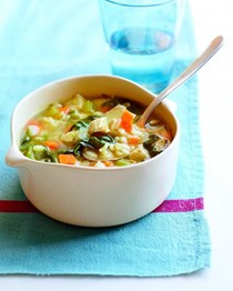 Chicken barley soup