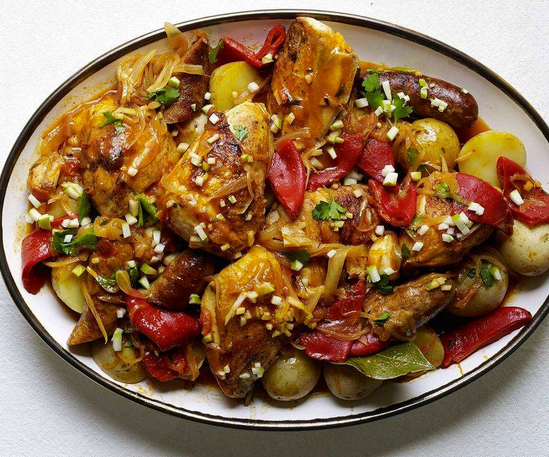 Chicken Basquaise