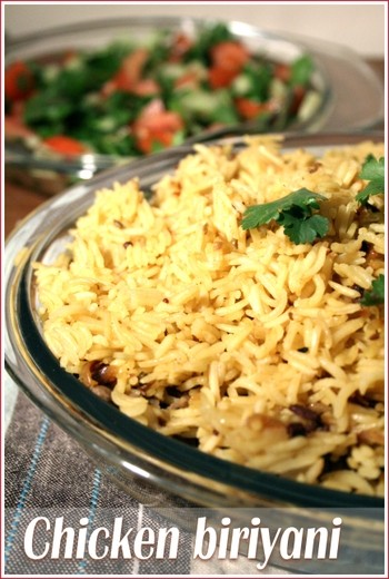 Chicken biryani