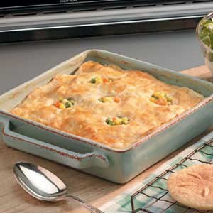 Chicken biscuit bake