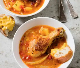 Chicken bouillabaisse