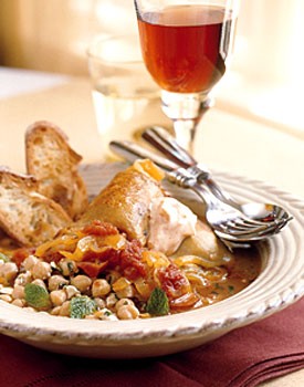 Chicken bouillabaisse