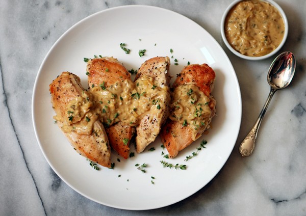 Chicken breasts Dijon
